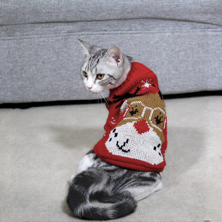 Dog and Cat Christmas Sweater