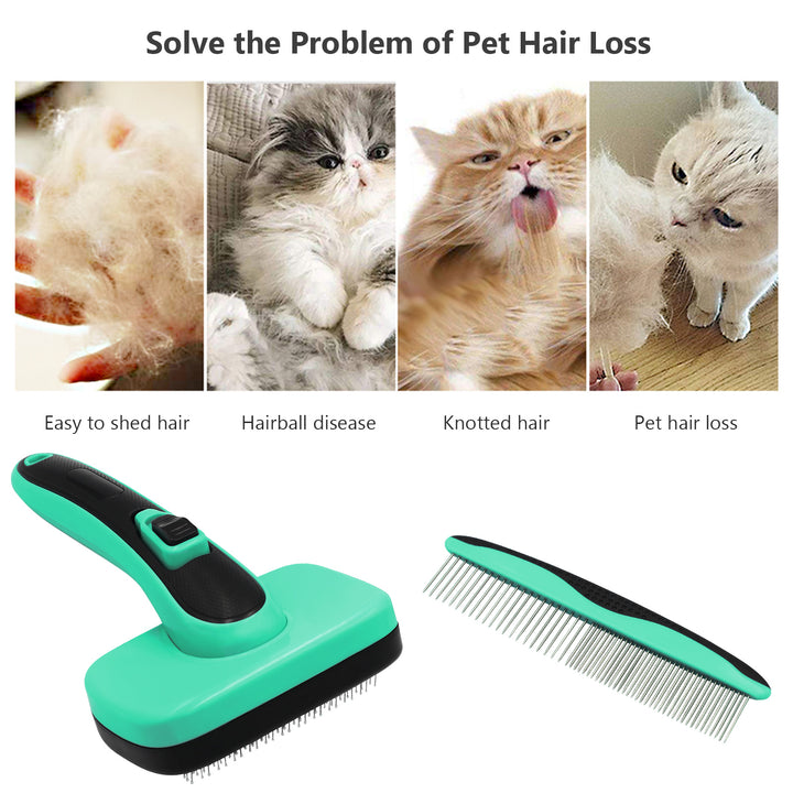 Pet Brush Retractable Hair Removal Comb