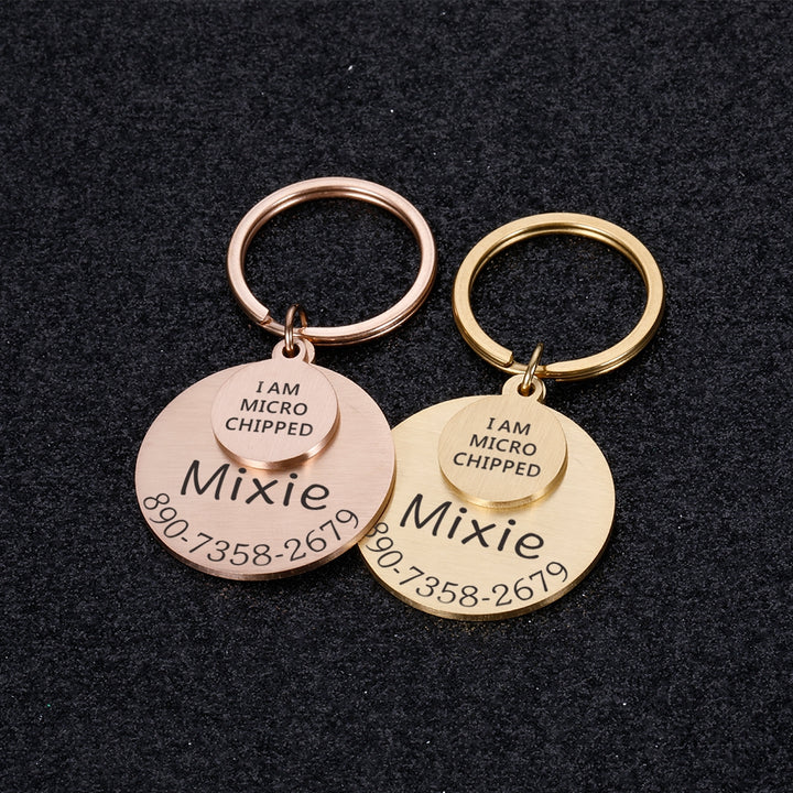 Customized double id tag