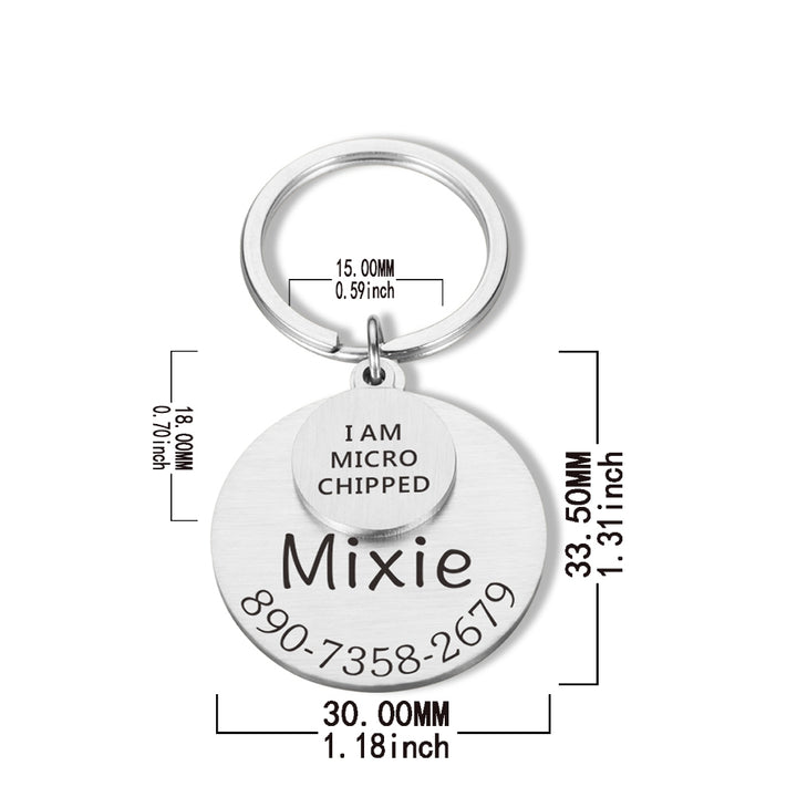 Customized double id tag