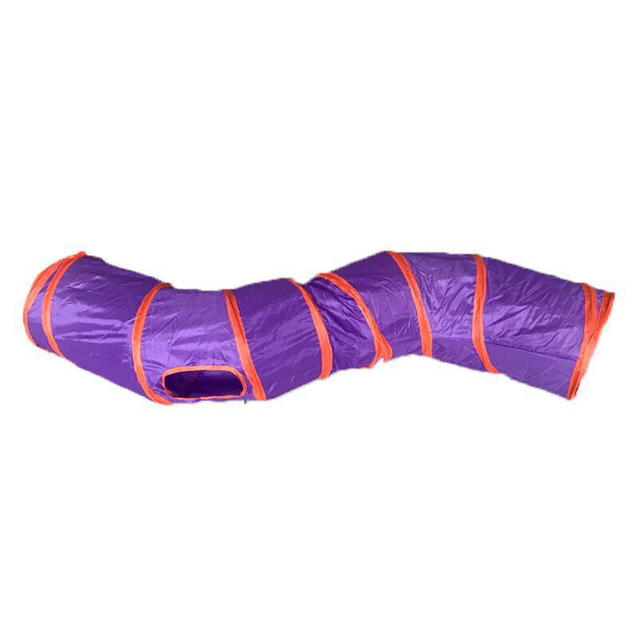 Cat toy S-shaped tunnel