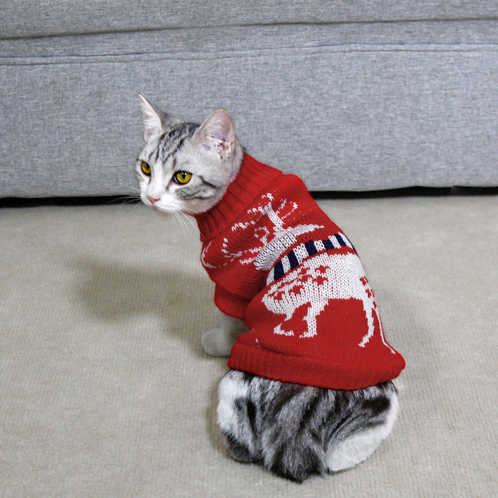 Dog and Cat Christmas Sweater