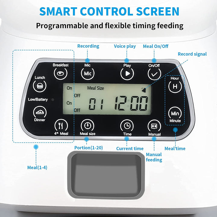 Automatic feeder WIFI control