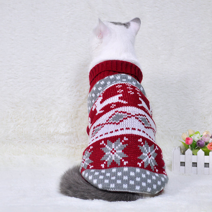 Dog and Cat Christmas Sweater