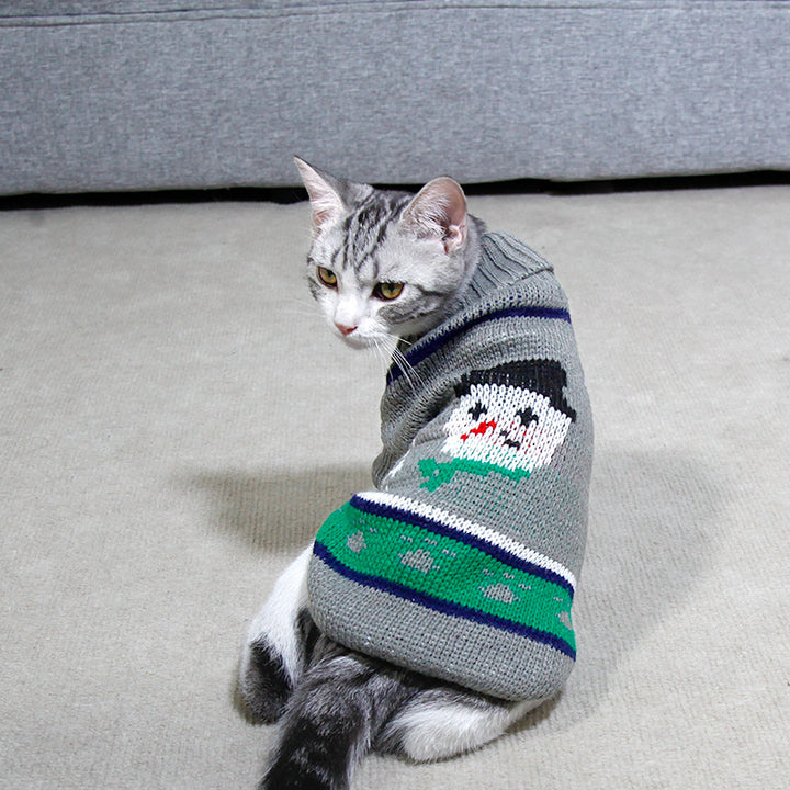 Dog and Cat Christmas Sweater