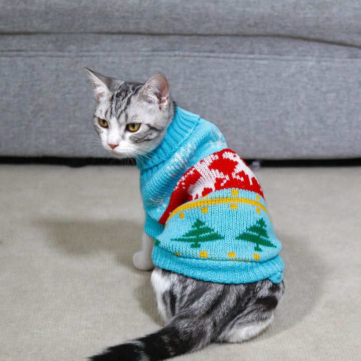 Dog and Cat Christmas Sweater