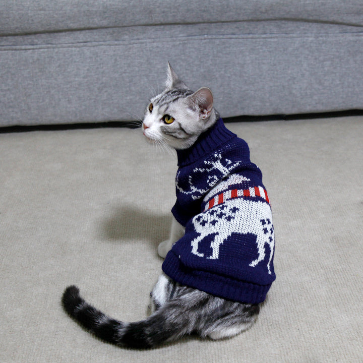 Dog and Cat Christmas Sweater