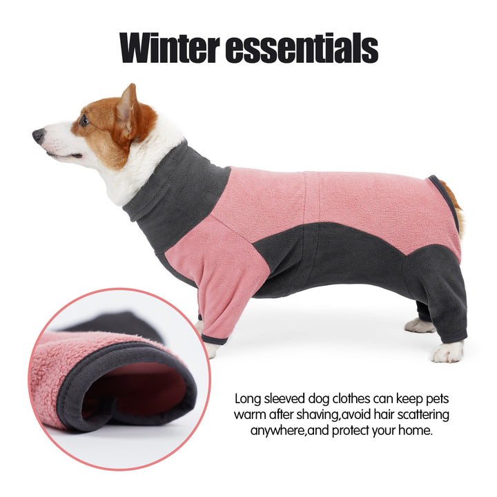 Dog Fleece Pink/Blue Sweater