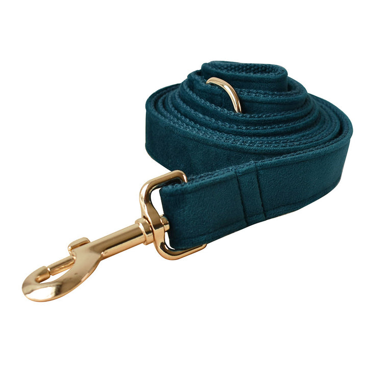 Elegant Navy Pet Harness Leash Set